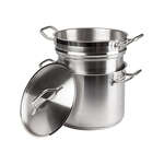 SSDB-8, 8-Quart Double Boiler with Cover, Stainless Steel