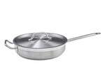 SSET-5, 5-Quart Saute Pan with Cover, Stainless Steel, NSF