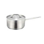 SSSP-4, 4.5-Quart 5.5-Inch High 7.8-Inch Diameter Stainless Steel Stock Pot with Cover, NSF