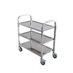 SUC-30, 30x16x32-Inch 3-Level Stainless Steel Trolley
