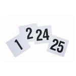 TBN-25, 4x3.75-Inch Plastic Table Numbers, 1-25 Series