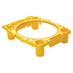 TCD-44Y, Plastic Container Caddy for 44 Gallon Trash Can PTC-44G