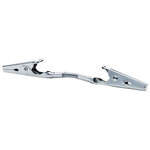 Winco TCD-4D, Nickel Plated Table Sign Clip, Dual, Flexible, 6-Piece Pack (Discontinued)