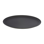 TFG-2622K, 26x22-Inch Oval Non-Slip Fiberglass Tray, Black