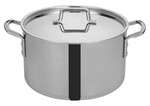 TGSP-16, 16-Quart Tri-Ply Stainless Steel Stock Pot w/Lid, NSF