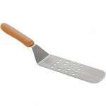 TNH-91, Perforated Flexible Turner with Offset, Orange Nylon Handle and 8.25" x 2.8" Blade