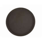 TRH-11, 11-Inch Easy Hold Round Tray, Brown
