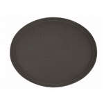 TRH-2722, 22x27-Inch Oval Tray, Brown