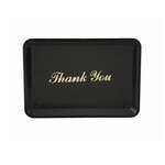 TT-46, 4.5x6.5-Inch Gold Imprinted Tip Tray