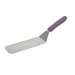 TWP-90P, 8.25x2.87-Inch Stainless Steel Flexible Turner with Offset, Purple Handle