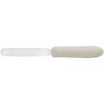 TWPS-4, Bakery Spatula with 4x0.75-Inch Blade and White Polypropylene Handle, NSF