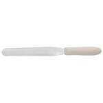 TWPS-7, Bakery Spatula with 7.94x1.25-Inch Blade and White Polypropylene Handle, NSF