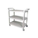 Winco UC-35G, 33.25x17x37.5-Inch Gray 3-Tier Utility Cart (Discontinued)