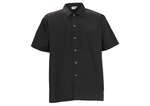 Winco UNF-1K4XL Black Snap-Button Chef Shirt 4XL, EA