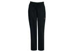 Winco UNF-8KL Black Women's Chef Pants, L, EA