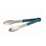 UT-12HP-G, 12-Inch Heavy Duty Utility Tong with Green Plastic Handle