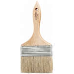 WBR-40, 4-Inch Wide Flat Boar Bristle Pastry Brush with 5.5-Inch Wooden Handle
