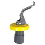 Winco WВЅ-Y, Wine Bottle Stopper, Yellow Collar, 1 Dozen (Discontinued)