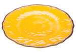 Winco WDM001-602, 11-Inch Dia Ardesia Lusia Melamine Hammered Plate, Yellow, 24/CS (Discontinued)