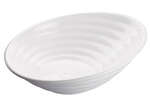 Winco WDM003-203, 16-Inch Dia 4.5 Qt Ardesia Hailey Melamine Angeled Bowl, White, 6/CS (Discontinued)