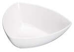 Winco WDM005-204, 10-Inch Dia 1.6 Qt Ardesia Elista Melamine Triangular Bowl, White, 24/CS (Discontinued)