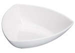 Winco WDM005-205, 11-Inch Dia 2.25 Qt Ardesia Elista Melamine Triangular Bowl, White, 12/CS (Discontinued)