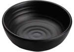 Winco WDM017-302, 4-Inch Dia 4.5 Oz Ardesia Haruki Round Spiral Melamine Mini Bowl, Black, 48/CS (Discontinued)