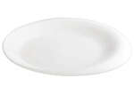 Winco WDP004-202, 10-Inch Dia Ardesia Ocea Porcelain Large Oval Plate, Creamy White, 24/CS (Discontinued)