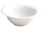 Winco WDP004-205, 4-Inch Dia 3 Oz Ardesia Ocea Porcelain Wide Rim Oval Bowl, Creamy White, 36/CS (Discontinued)
