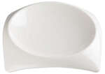 Winco WDP005-102, 6.75-Inch Dia 10 Oz Ardesia Carzola Porcelain Oval Deep Bowl, Bright White, 24/CS (Discontinued)