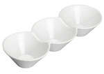 Winco WDP017-102, 13.25 x 5-Inch 50 Oz Ardesia Loures Porcelain Trio Bowl, Bright White, 12/CS (Discontinued)