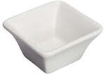 Winco WDP021-104, 2.5-Inch 1.5 Oz Dia Ardesia Mescalore Porcelain Square Mini Bowl, Bright White, 36/CS (Discontinued)