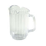 WPCT-60C, 60-Ounce Clear Polycarbonate Pitcher with Three Spouts