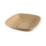 World Centric BQ-SC-24, 24 Oz Compostable Square Fiber Bowls, 400/CS