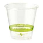 World Centric CP-CS-10, 10 Oz Clear PLA Cold Cups, 1000/CS