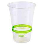World Centric CP-CS-16, 16 Oz Clear PLA Cold Cups, 1000/CS