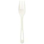 World Centric FO-PS-7, 7-inch White PLA Forks, 1000/CS