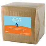 World Centric NP-SC-DN, 2-Ply PCW Paper Square Dinner Napkins, 4000/CS