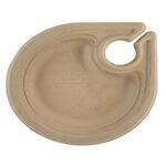 World Centric PL-SC-7WN, 7-inch Fiber Party Plates with Wine Glass Holder, 1000/CS