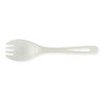World Centric RK-PS-B, 6-inch White PLA Forks, 1000/CS