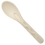 World Centric SP-FB-6-LF, 6-inch Beige Fiber Spoons, 1000/CS