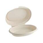 World Centric TO-FB-BB, 32 Oz Fiber Burrito Bowl Clamshell, 250/CS