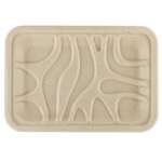 World Centric TR-SC-2S 8.2x5.7x0.65-Inch Fiber Produce Tray, 500/CS
