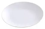 Yanco AC-16-C 16-Inch Abco Porcelain Super White Coupe Plate, 3/CS