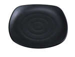 Yanco BP-1110 10-Inch Black Pearl Melamine Square Plate, 24/CS