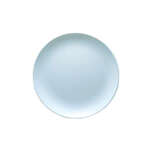 Yanco ВЅ-1912 12-Inch Bay Shell Melamine Round Light Blue Plate, DZ (Discontinued)