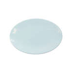 Yanco ВЅ-2907 7-Inch Bay Shell Melamine Oval Light Blue Plate, 48/CS (Discontinued)