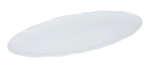 Yanco CAT-2024W 24x10-Inch Catering Melamine Oval White Platter, 6/CS