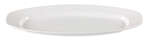 Yanco CAT-5017 16.5x7-Inch Catering Melamine Oval White Melamine Deep Platter, DZ