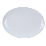 Yanco CO-214 14x10-Inch Coupe Melamine Oval White Platter, DZ